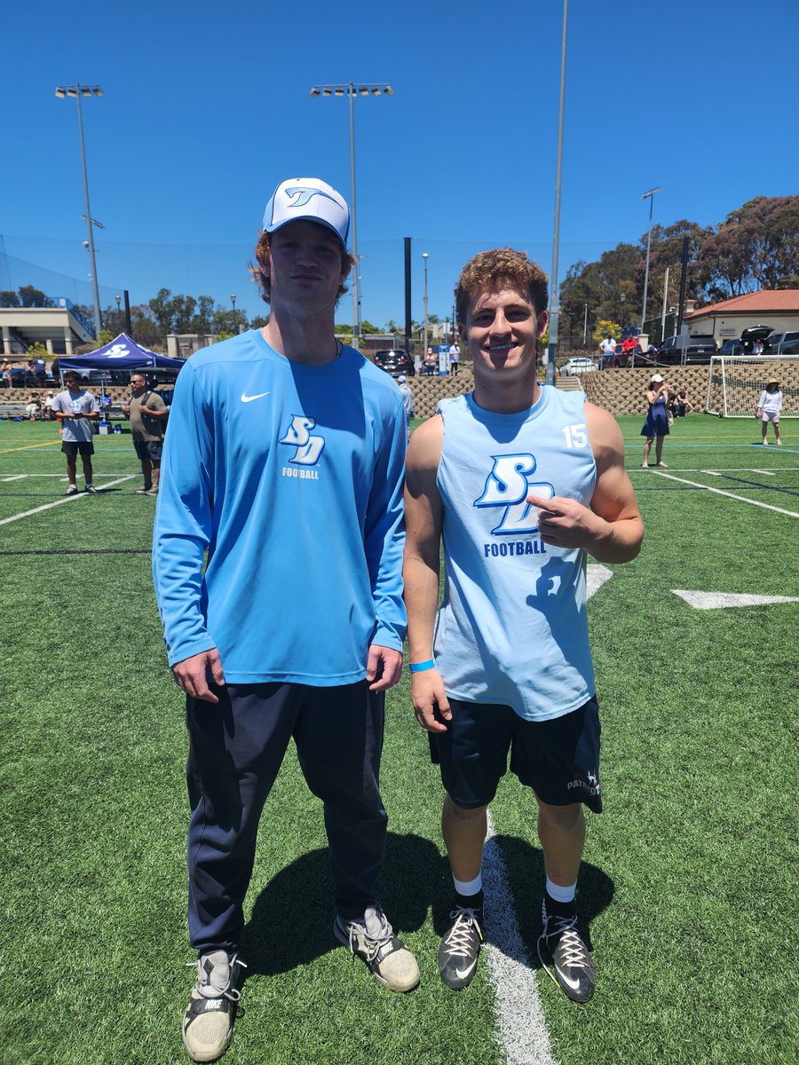 Bobby Nesbit (@bobbynesbit_22) on Twitter photo After a great camp and conversation with <a href="/arozmus3/">Alec Rozmus</a> I’m blessed and extremely grateful to announce that I’ve received another D1 offer from <a href="/USDFootball/">San Diego Football</a> !! Thank you Coach Rozmus and <a href="/madbacker56/">Coach Brandon Moore</a> for this opportunity!
#GoToreros
<a href="/alaqcfootball/">ALA QC Football</a> <a href="/raedwards8/">Richard Edwards</a> <a href="/CoachRWinkler/">Coach Winkler</a> After a great camp and conversation with <a href="/arozmus3/">Alec Rozmus</a> I’m blessed and extremely grateful to announce that I’ve received another D1 offer from <a href="/USDFootball/">San Diego Football</a> !! Thank you Coach Rozmus and <a href="/madbacker56/">Coach Brandon Moore</a> for this opportunity!
#GoToreros
<a href="/alaqcfootball/">ALA QC Football</a> <a href="/raedwards8/">Richard Edwards</a> <a href="/CoachRWinkler/">Coach Winkler</a>