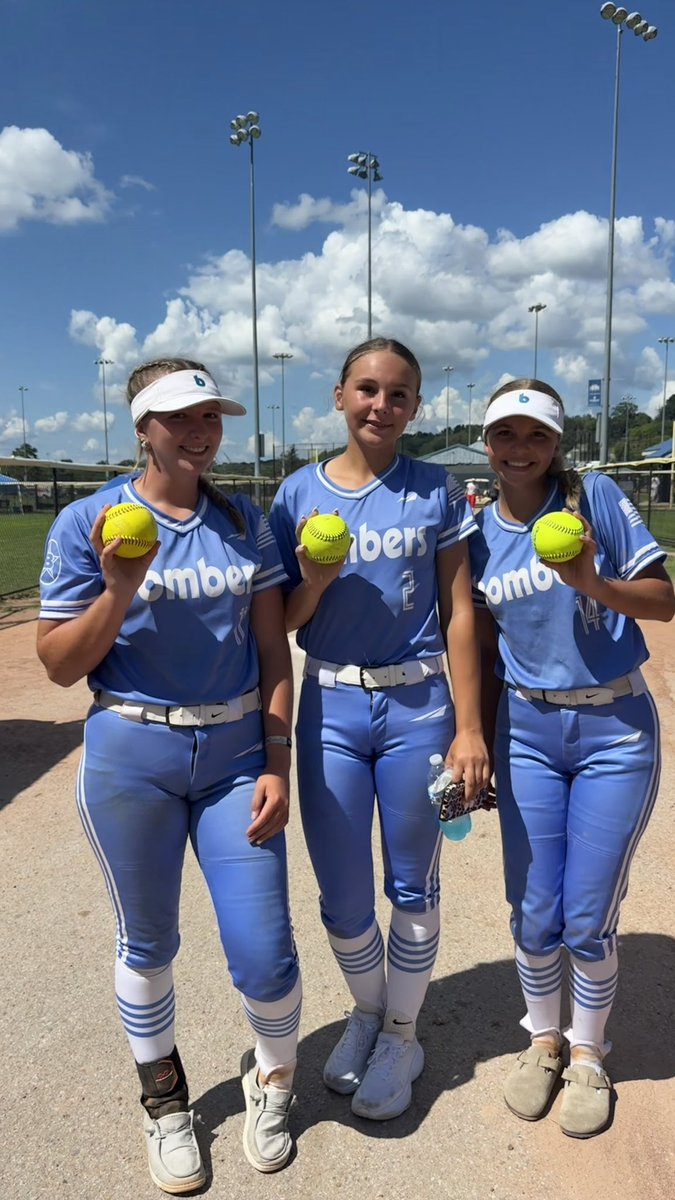 Bombers Gold 16U - AR (@bombersgoldar) on Twitter photo Shoutout to a few of our girls hitting 💣s last week in Chattanooga, TN for the AFON.
Riley Ford - 2027 OF
Anna Turner - 2027 P/OF
Rylan Merryman - 2028 P/MI
Great job ladies!
<a href="/bombers_academy/">Bombers Academy</a> <a href="/bombers_fp/">Bombers Fastpitch</a> Shoutout to a few of our girls hitting 💣s last week in Chattanooga, TN for the AFON.
Riley Ford - 2027 OF
Anna Turner - 2027 P/OF
Rylan Merryman - 2028 P/MI
Great job ladies!
<a href="/bombers_academy/">Bombers Academy</a> <a href="/bombers_fp/">Bombers Fastpitch</a>