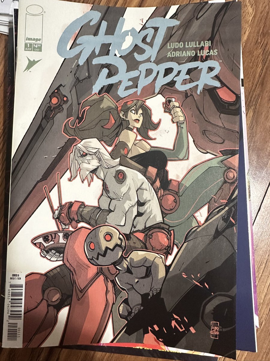 Just finished GhostPepper 1 it’s enjoyable I think if you like the moon is following us and battle beast you’d like this book. Need to read 2 more issues to determine how I feel. It’s sci-fi a bit dystopian future humorous elements. Loloi the girl on the cover is a cook who -