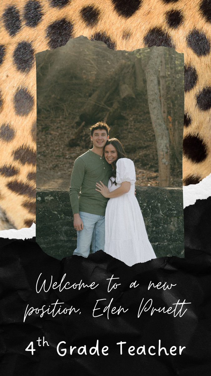 Exciting news! Current staff member, Eden Seccombe, not only will be changing grade levels from 3rd to 4th, she will have a new name! 🥰 Miss Seccombe is now Mrs. Pruett as she just got married! 👰🏻‍♀️🤵🏻‍♂️Congratulations!🐆❤️#cheetahpride #WEareLakota