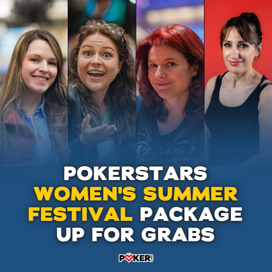 ⭐️ We're teaming up with @Pokerstars to send one 'extraordinary woman' to the PokerStars Women's Summer Festival August 12-18!

Submit your nominations by 23:59 ET on August 1, 2025.

Details: poker.org/latest-news/po…
