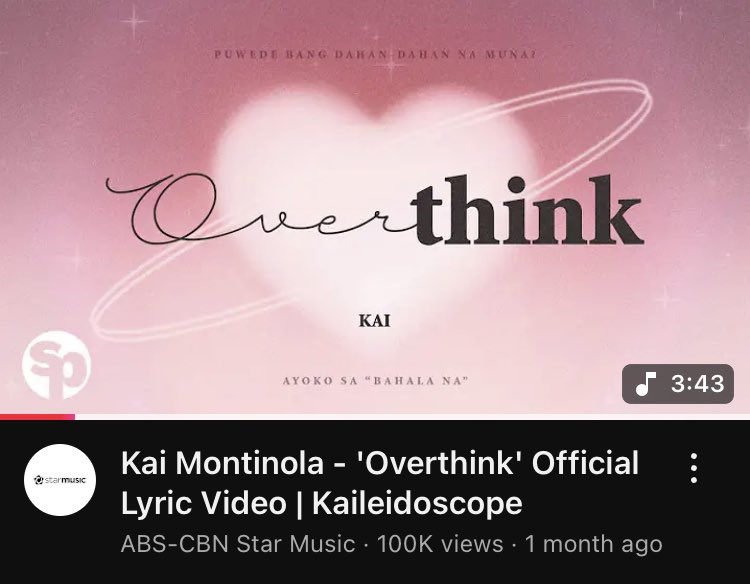 daliascen's tweet image. happy 100k views to overthink!
