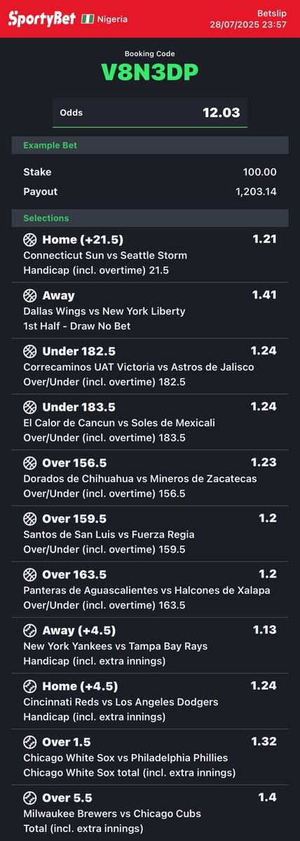 Alex_VO's tweet image. V8N3DP

12 odds✍🏽