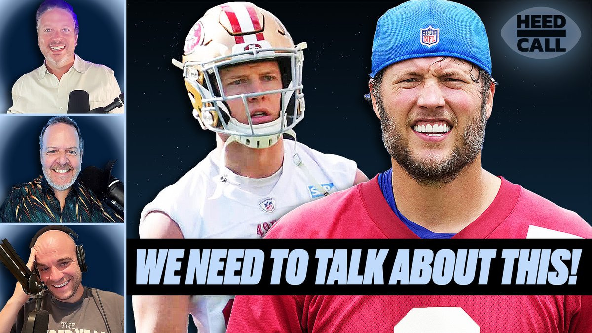 NEW POD: NFL Training Camp Storylines that Deserve More Attention! Stafford's sore back, McCaffrey's health, Lions coordinators, plus what happened with Christian Wilkins in Las Vegas? All that &amp; MORE!

📺youtu.be/FV5gCEzQoxA
🎧podcasts.apple.com/us/podcast/nfl…
🎧open.spotify.com/episode/2kOJMy…