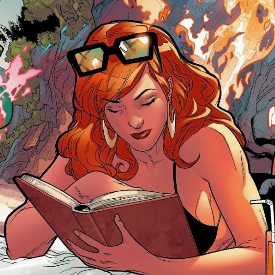 psionicflames's tweet image. ⠀ 
⠀ 
Jean is not in the mood for anything right now.

All she wants to do is just lay down for a couple hours &amp;amp; read her novel. 
⠀ 
⠀