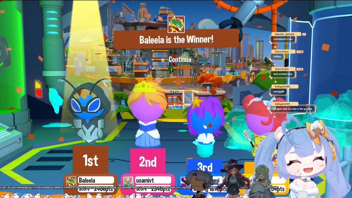 spacemunggi's tweet image. solid life x4 with @usami_vt @mardorable @/baleela! HEHE i laughed so hard i cried....multiple times LOL
big big thanks to @aracaryth @ZestWeiss and uds for the raids~ we sent the squeak squad off to mar who is playing mecha break!!!!