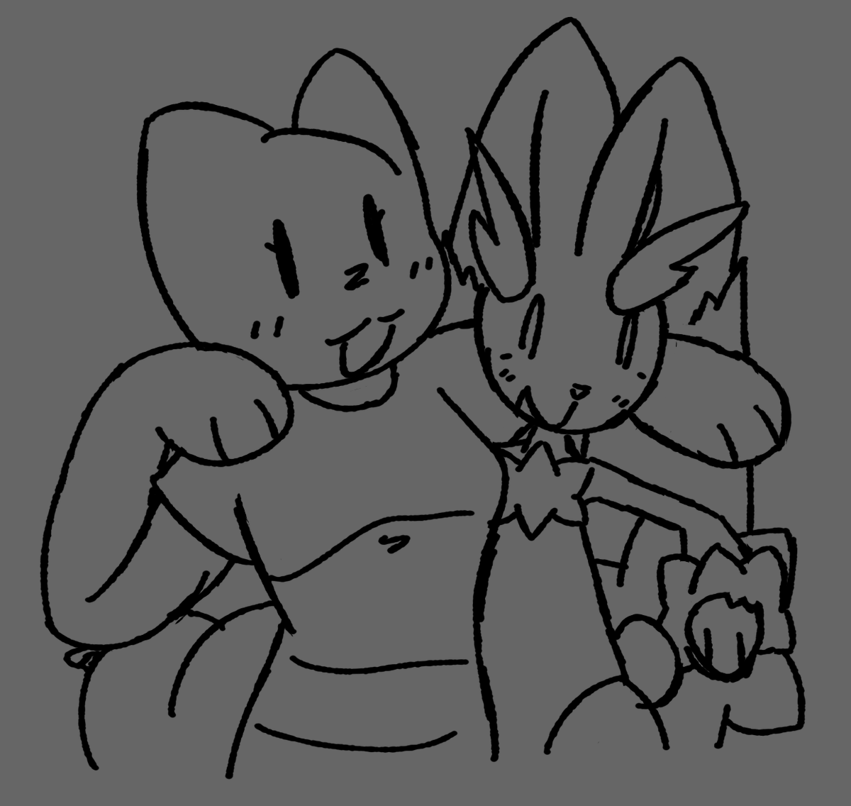 kattoredato's tweet image. scuffed doodle but i drew them because i love them and they're awesome