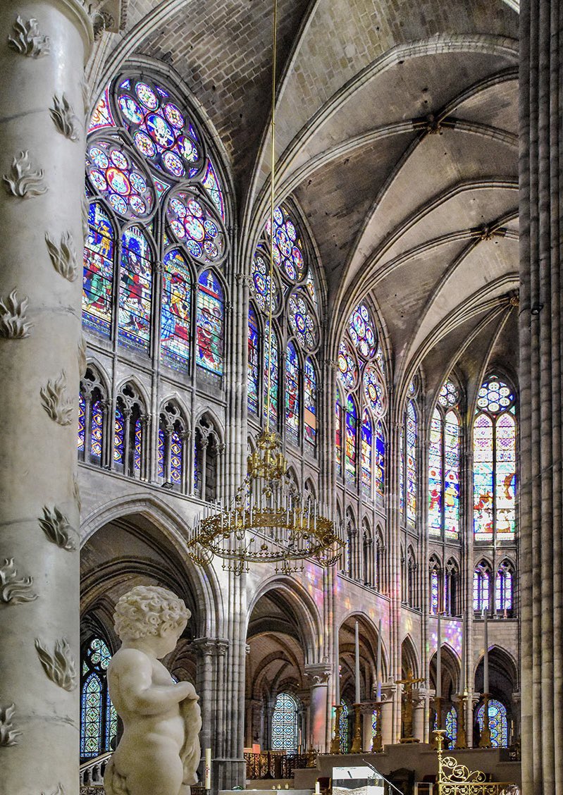 Stained glass windows are beautiful