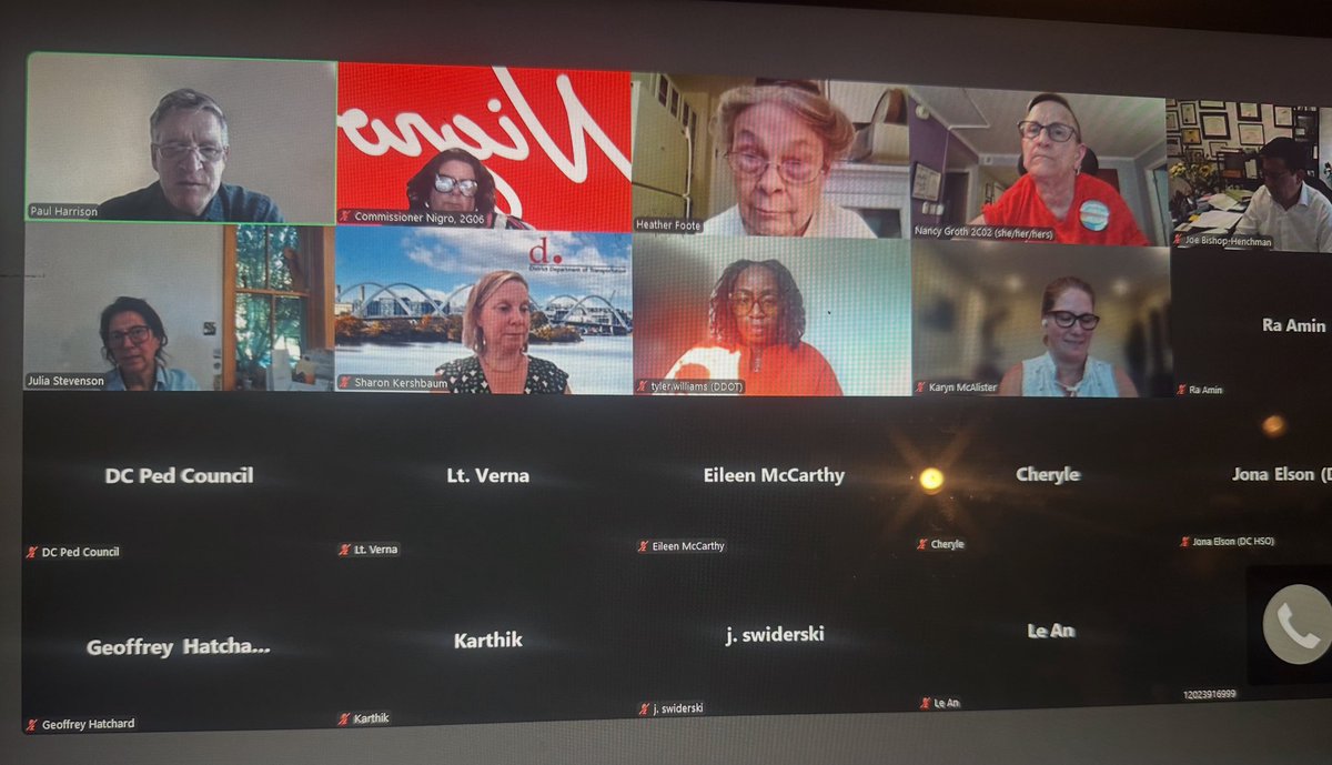 Attending tonight’s Pedestrian Advisory Council meeting with <a href="/DDOTDC/">DDOT DC</a> Director Kershbaum. I am raising critical concerns about the absence of pedestrian safety measures planned for The Jail at 501 New York Avenue NW. Decisions are underway—public safety must be a foundational