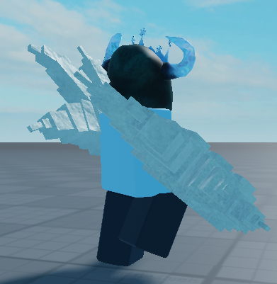 Satoru38954's tweet image. Oc que eu não nomeei ainda.
((Modelo dos braços, cores, pose e render: Satoru.))
((Coroa, Capuz e Rosto: Itens do próprio roblox.))