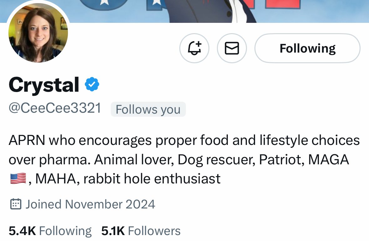 Looking to boost this MAGA account. 

We all are building together. I love it. 

<a href="/CeeCee3321/">Crystal</a> will connect back. 

Join Stronger Together 💪💪💪