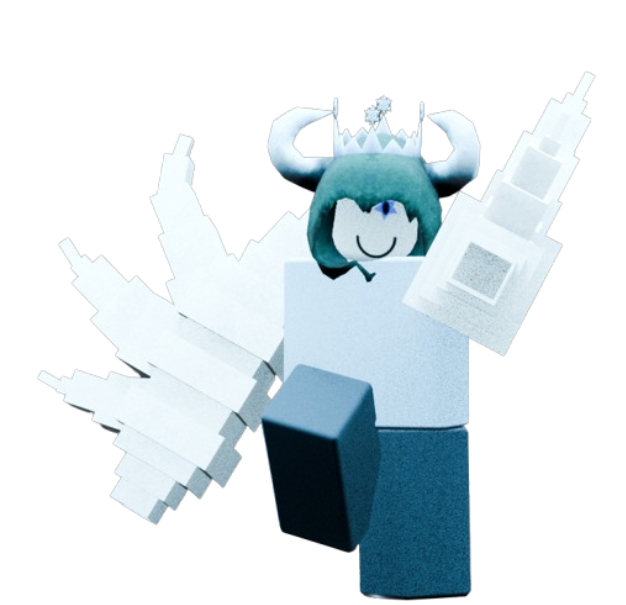 Satoru38954's tweet image. Oc que eu não nomeei ainda.
((Modelo dos braços, cores, pose e render: Satoru.))
((Coroa, Capuz e Rosto: Itens do próprio roblox.))