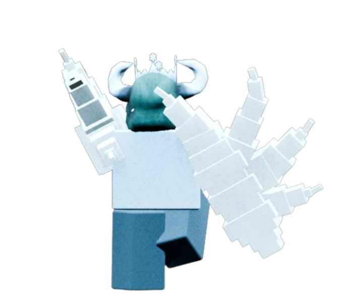 Satoru38954's tweet image. Oc que eu não nomeei ainda.
((Modelo dos braços, cores, pose e render: Satoru.))
((Coroa, Capuz e Rosto: Itens do próprio roblox.))