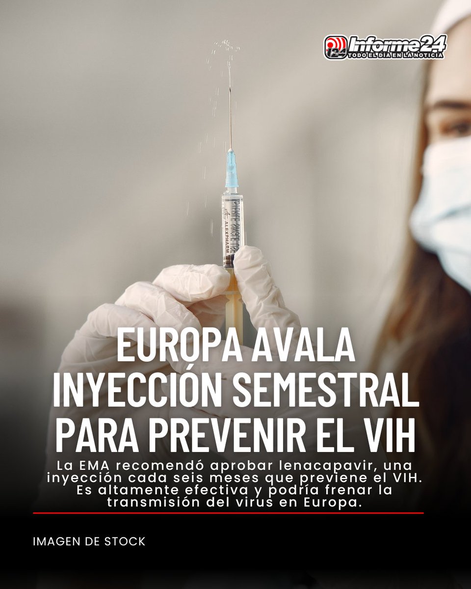 Un gran paso en la lucha contra el VIH: la Agencia Europea del Medicamento aprobó el uso de lenacapavir, una inyección semestral que ha demostrado ser altamente efectiva en la prevención del virus. De ser validada por la Comisión Europea, estará disponible en 30 países.