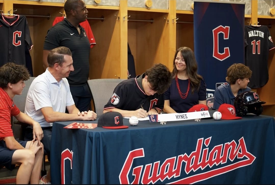 Cleveland #Guardians officially signed Saturday 2025 MLB (2nd Round CB-B) pick 18-year-old RHP Will Hynes out of Lorne Park SS, Ontario, Canada. Hynes will receive a $950K signing bonus.

#GuardsBall