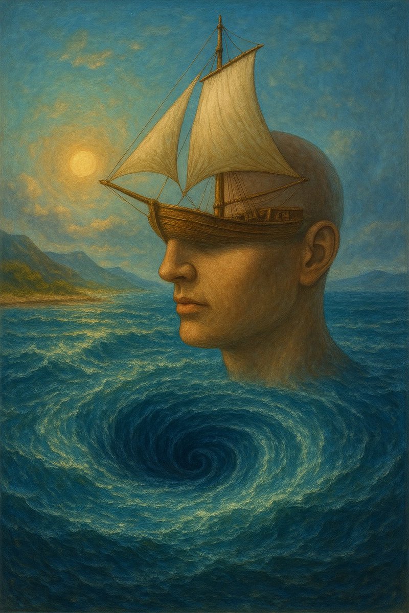 FoadMoradi7's tweet image. این بیت میرفندرسکی رو دادم به هوش مصنوعی تبدیل به عکس کنه، راضی نبودم، خیلی عمیق‌تر و سوررئال‌تر میشه تبدیل به هنرش کرد. اگر فرصت کردین شما هم باهاش سروکله بزنین.

عقل کشتی، آرزو گرداب و دانش بادبان
حق تعالی ساحل و عالم همه دریاستی...

#foadmoradimusic
#ai
#midjourney