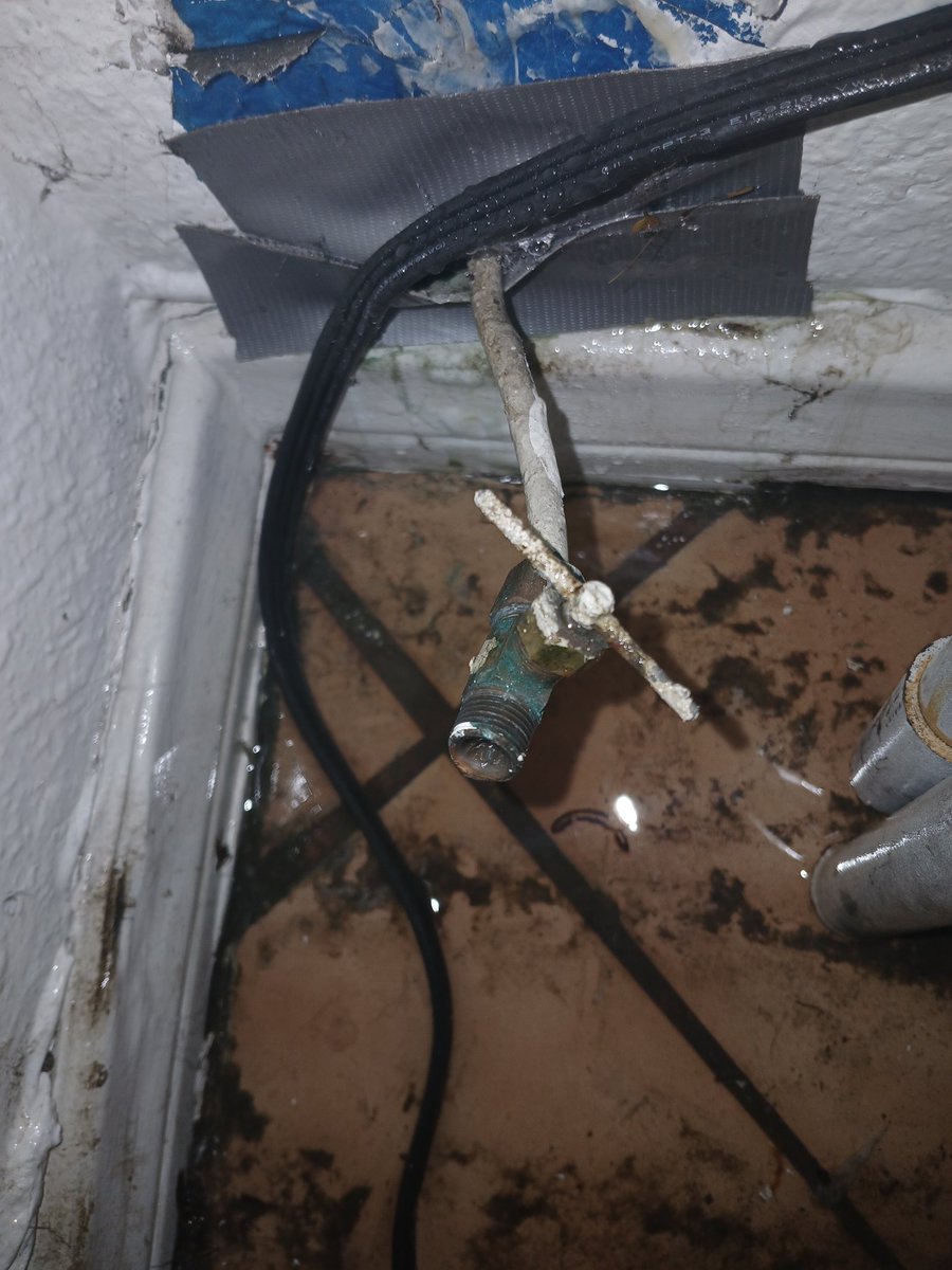 0xja_base_eth's tweet image. I fixed this mess with teflon tape and a wire nut. Ask me anything.