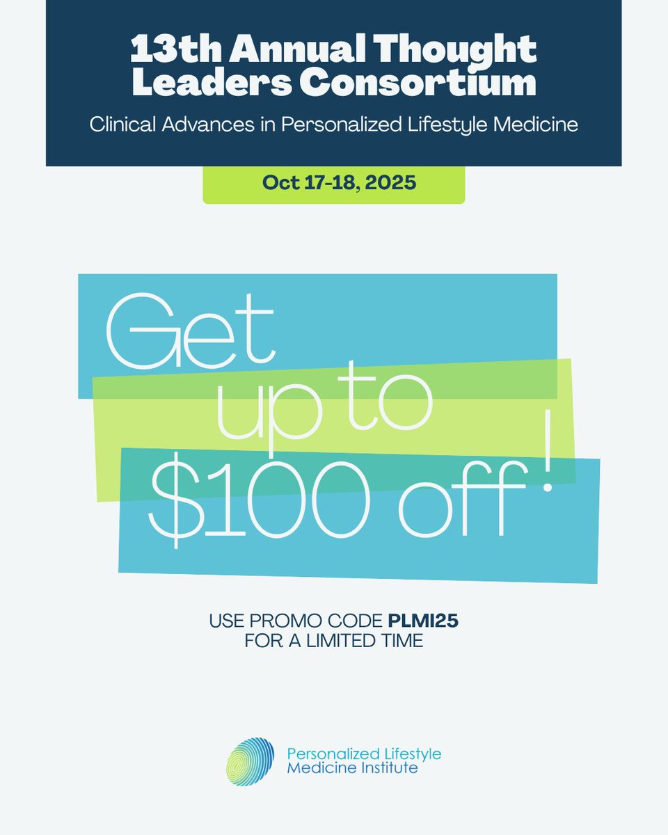World-Class Education ✨ Hands-On Strategies 🤝 Visionary Insights 🧠

PLMI offers a DISCOUNT FOR THE TLC ANNUAL CONFERENCE!

We are offering a $100 discount to the 13th Annual Thought Leaders Consortium!

Use our PROMO CODE for registration: PLMI25
plminstitute.org/events/13th-an…

#plmi