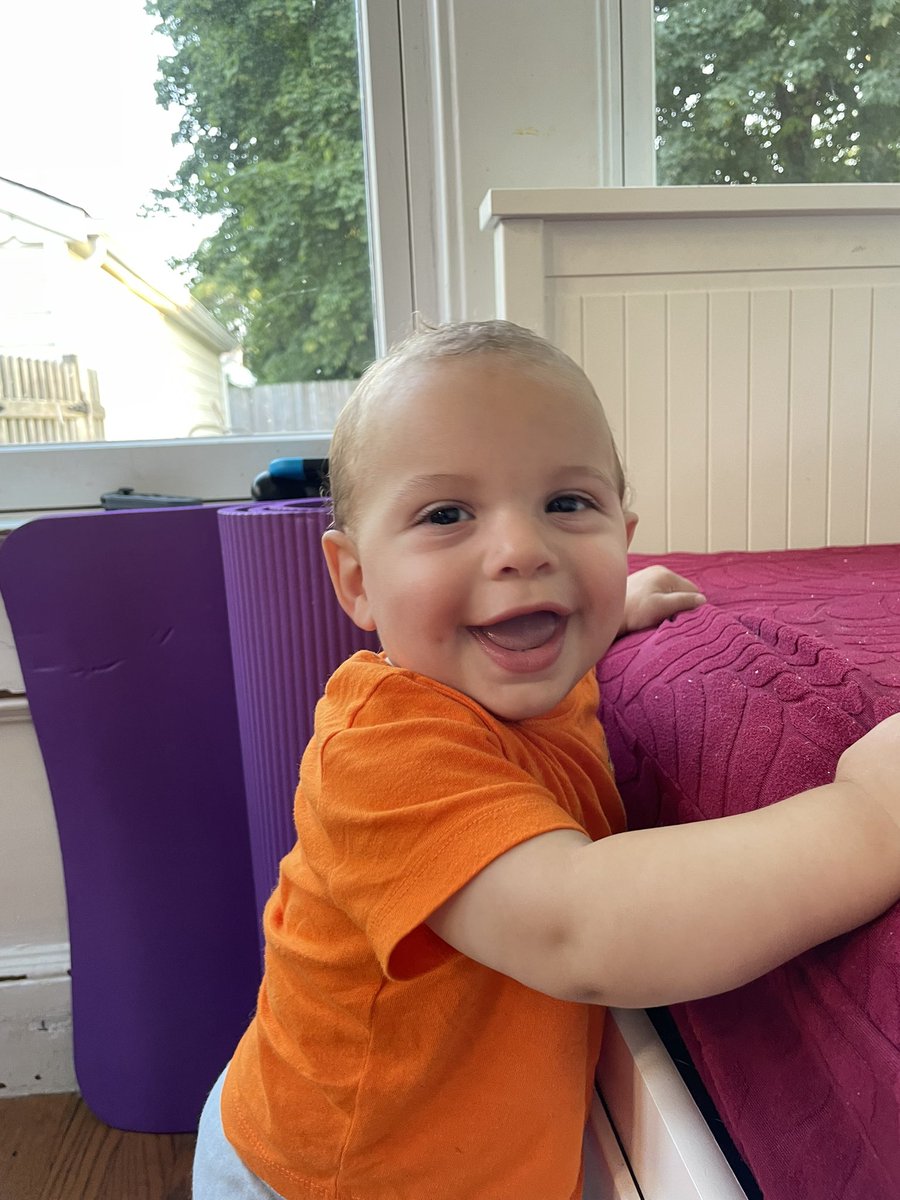 IvanaDGreco's tweet image. Nine months and can’t wait to walk (I don’t think he’s close though, sorry buddy)