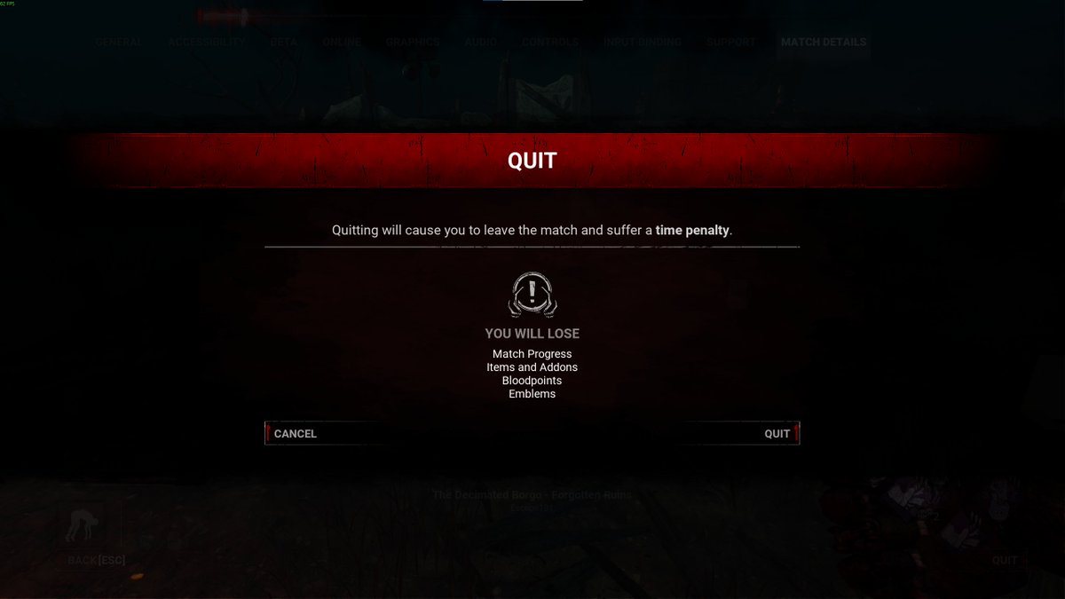 Mr_Zantastic's tweet image. Oh Nea of the Ground, why does DBD give me a penalty for dcing in this situation?