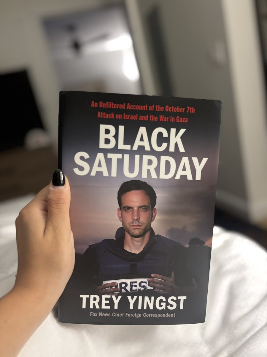 The Patriot Gypsy (@thepatriotgypsy) on Twitter photo Wow, is all I can say. I remember watching these live reports and following on X but this book gives so much more context to the October 7th attack.
<a href="/TreyYingst/">Trey Yingst</a> I applaud you for your efforts. You have remained true to the purpose God has called you to do.
Thank you. Wow, is all I can say. I remember watching these live reports and following on X but this book gives so much more context to the October 7th attack.
<a href="/TreyYingst/">Trey Yingst</a> I applaud you for your efforts. You have remained true to the purpose God has called you to do.
Thank you.