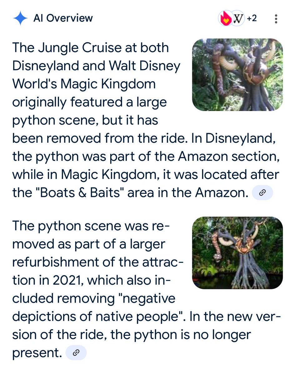 disneytipsguy's tweet image. I go on the Jungle Cruise regularly and had no idea the python was gone!