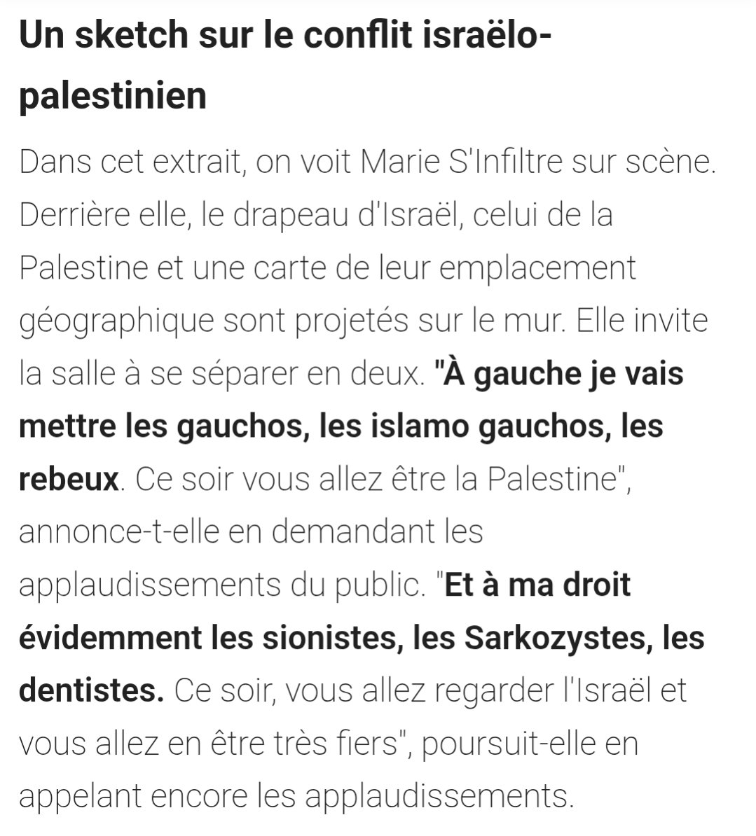 Babar_le_Rhino's tweet photo. @le_Parisien Surtout parce qu'elle a fait des sketchs qui minimisaient totalement le génocide et après 40000 morts elle considérait cela comme un simple conflit https://t.co/To4QcNEO2k