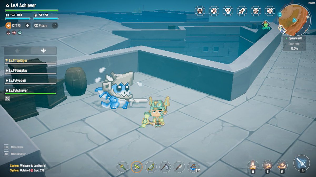 AWeb3kid's tweet image. look what i found on @LumiterraGame
not able to interact with it tho, i dont know what it is , but its cute and i didnt see this being in Asia server, if only it could be tamed as a pet π
yesterday , was ingame with few friends and we did A-LOT
stay tuned for clips
gLumi & GN
