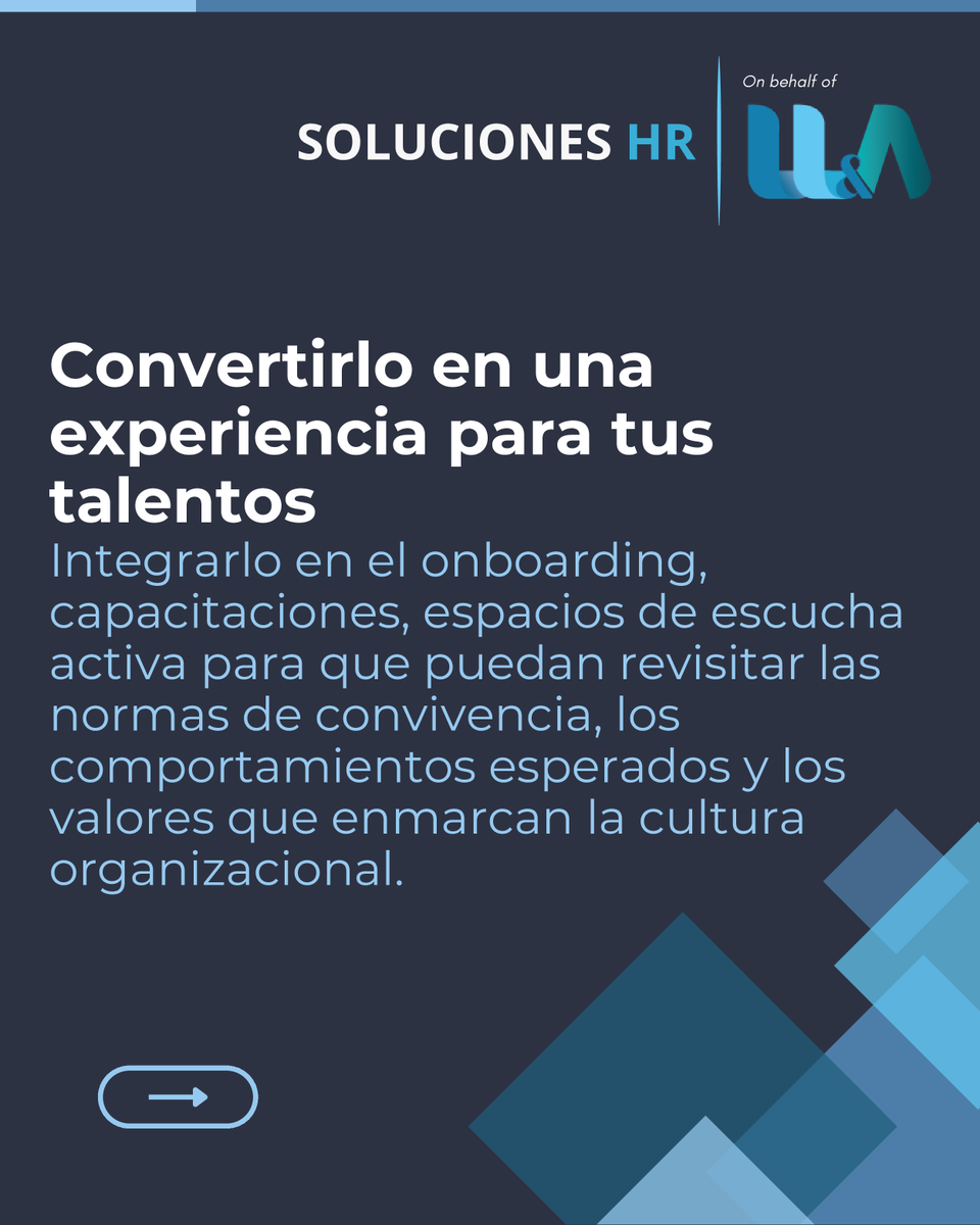 🔍 Cómo construir un Código de Ética acorde a la cultura de tu organización:

¿Tus colaboradores sabrían cómo accionar ante un conflicto de ética laboral? ⚖️
¿Existen lineamientos claros que estén alineados a la cultura de tu organización? 🧭
Estas son preguntas que toda empresa
