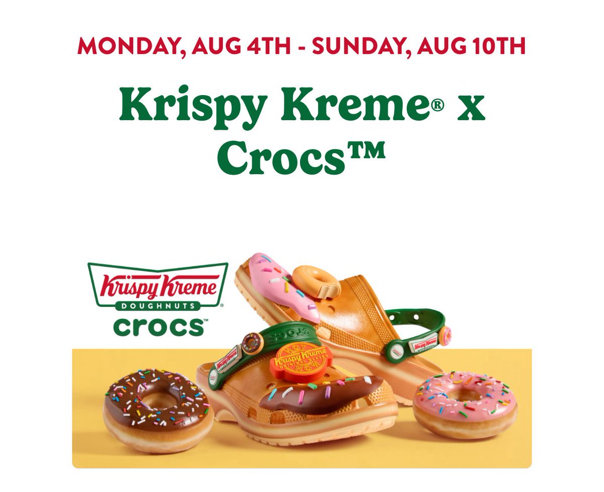 GenoaGregg's tweet image. ok @JakeWebber9 you need to be rocking the krispy kreme crocs