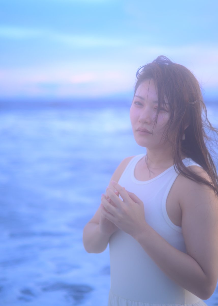 226Danny's tweet image. 湘南夕景
モデル：白澤ゆりあ（ @yuria_shirasawa ）さん

#ポートレート