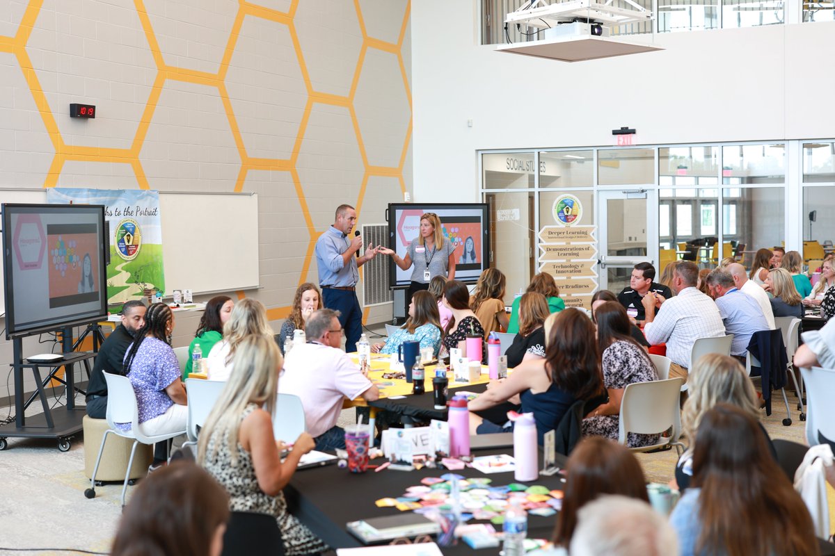 Today was a "Wow!" day in WCPS! We had all of our Principals, Asst. Principals, Academic Deans, Social Workers, School Counselors, District Admin., Family Resource &amp; Youth Services Coordinators, and Special Education Teacher Representatives together at the Leadership Summit. 🏔️