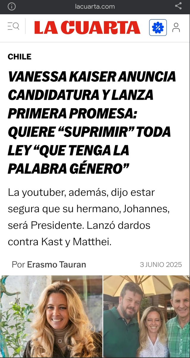 <a href="/vanessakaiser22/">Vanessa Kaiser Barents</a> La Casta quiere estar en el senado