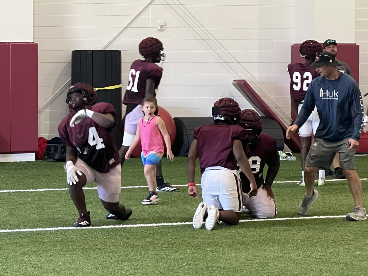 I thought when my boys quit playing for me I was done w my kids coming to practice! Madz said “let me hold that whistle!
