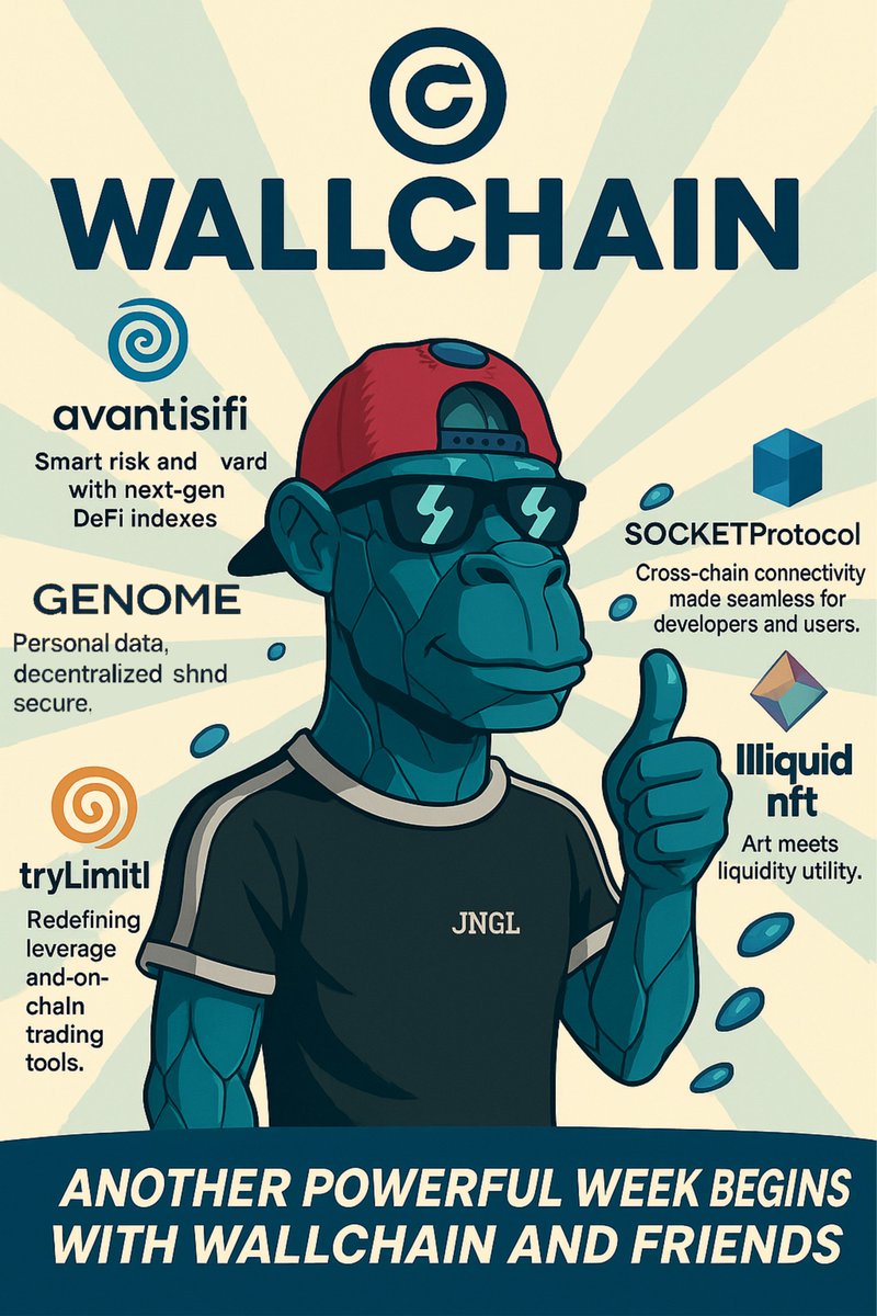 estudioamasp's tweet image. ANOTHER POWERFUL WEEK BEGINS WITH WALLCHAIN AND FRIENDS ๐
Good start to the week everyone! Another day of participation in InfoFi, surrounded by innovative projects that are shaping the future of the ecosystem.
You can already feel how WALLCHAIN moves โ and with it, theโฆ