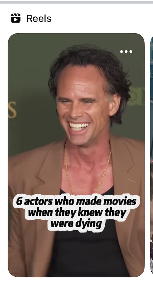 I think we all remember where we were when we heard the Goggs had passed, succumbing to an undiagnosed case of Late Career Resurgence during the filming of Ant-Man and the Wasp. Thanks, Facebook Reels, for this timely non-clickbait reminder to tell your loved ones you love them.