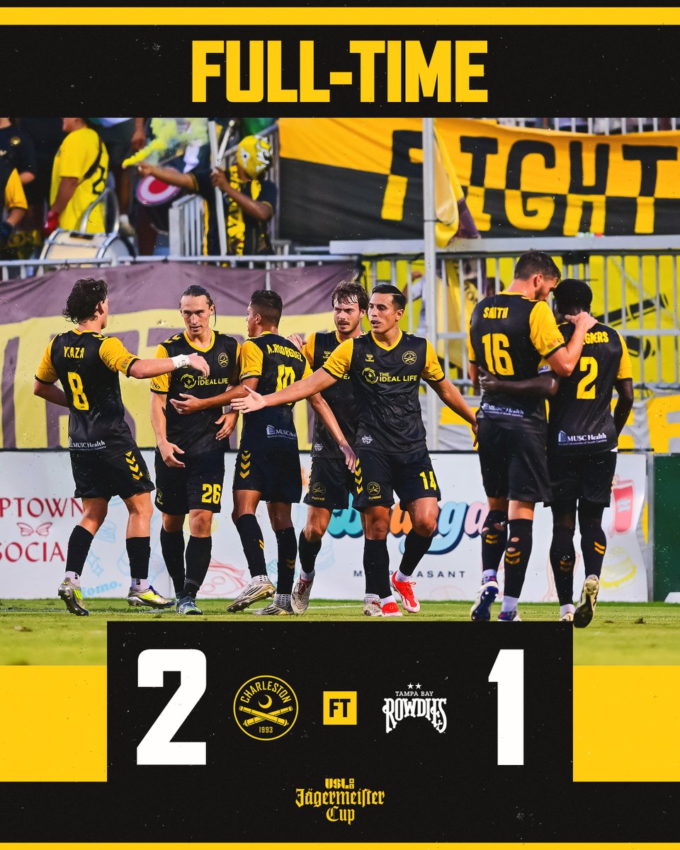 Chas_Battery's tweet image. FT | THAT'S A DERBY DAY DUB! VICTORY AT PATRIOTS POINT ✅
⚽️ Own Goal
⚽️ MD Myers
@USL_Cup | #CB93