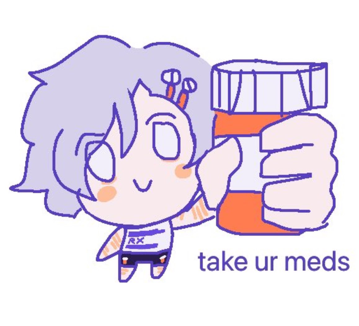 lexapro_mg's tweet image. Reminder that meds are good! Take ur meds!