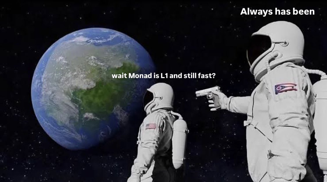 me watching my tx get finalized on <a href="/monad/">Monad ⨀</a> faster than I can refresh the page
am I on-chain or in a dream rn