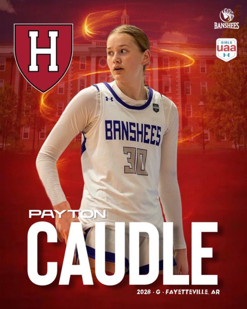 paytoncaudle30's tweet image. Grateful to receive an offer from @HarvardWBB!! Thank you @CoachMoore33 &amp;amp; staff for believing in me!!
