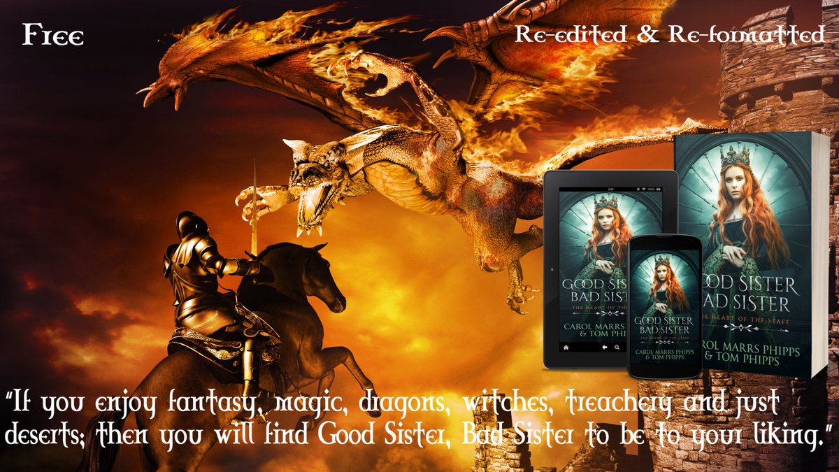 #RT “The book is rich with bold, memorable characters, including elves, witches, dragons and magical, speaking birds, including a wily raven named Ocker, who steals the show from time to time.”
 
#epicfantasy
#fantasyreader 
#YA 
#AlternateHistory 

getbook.at/GOODSISTERBADS…