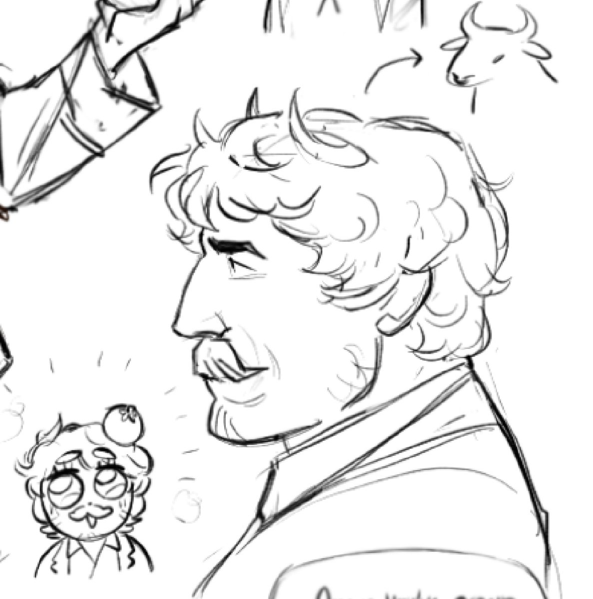 INKZECTZ's tweet image. Been working on a Spain redesign do we fw his hair having little bull horns