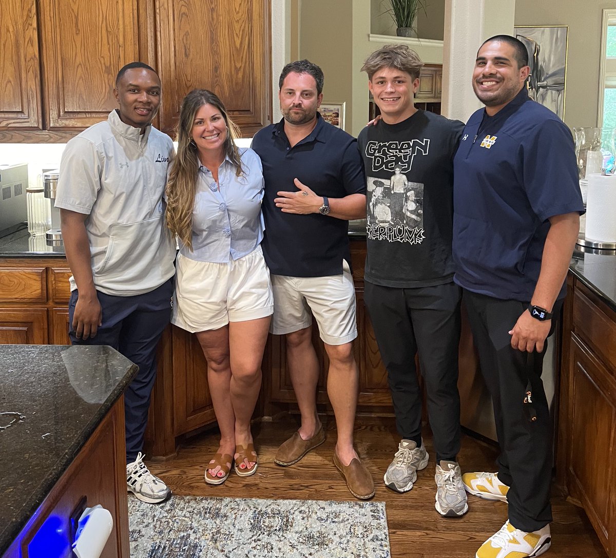 Great home visit with Senior RB <a href="/Gavin_M9/">Gavin Menefee</a> and family! Gavin has a great support system and we’re looking forward to big things from him this fall! Love ya GAVINO! 

#RockBoyz
#COE
#GRIT
#GoldStandard