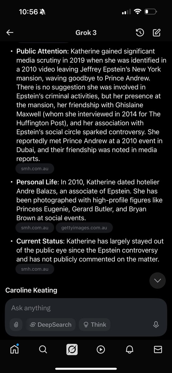 touchedbyosiris's tweet image. Ex Australian prime ministers daughter.