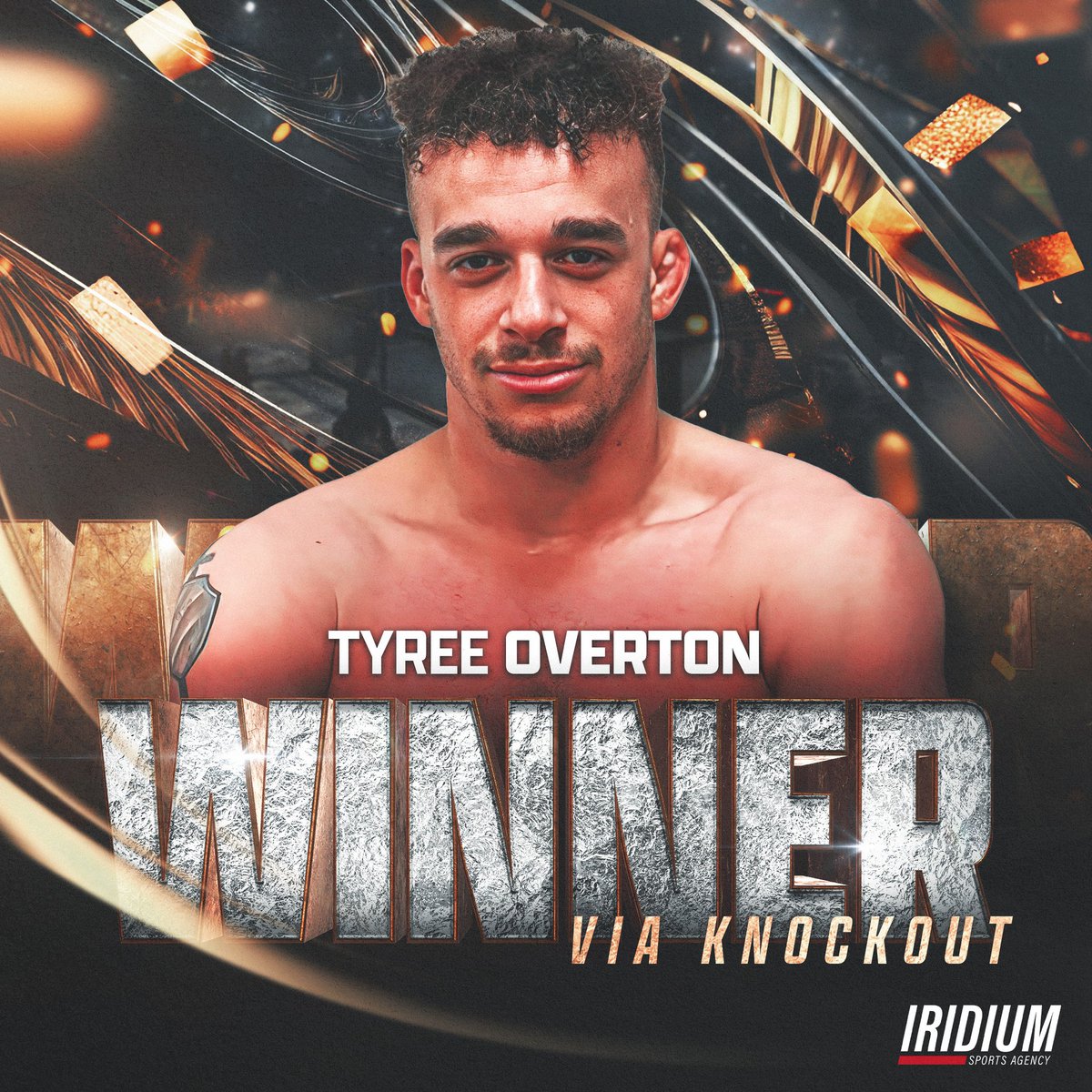 TeamIridiumISA's tweet image. 🚨 That&apos;s now 4️⃣ straight stoppage victories in the cage for #TeamIridium young gun @tyree_overton22 as he wins by KO in the opening frame at #FAC30 👏🏼 #TheDarkside