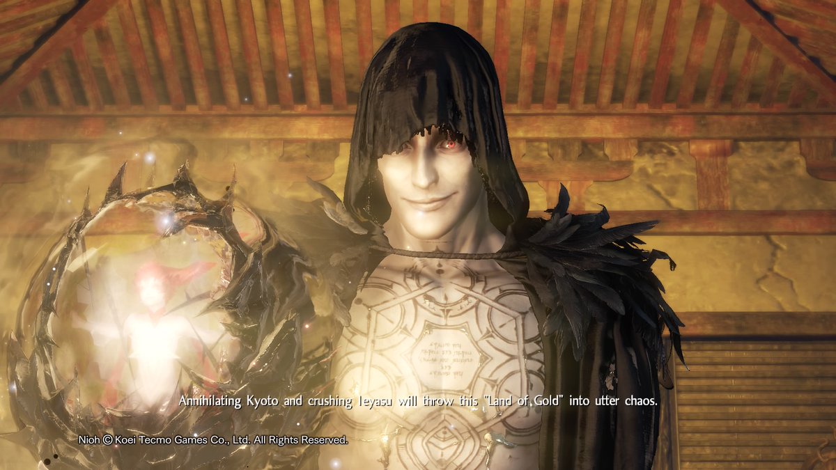APUKAMI1's tweet image. Team Ninja really made the same type of villan 3 times that's crazy. Thank god Nioh 2 had more villans to spice stuff up.