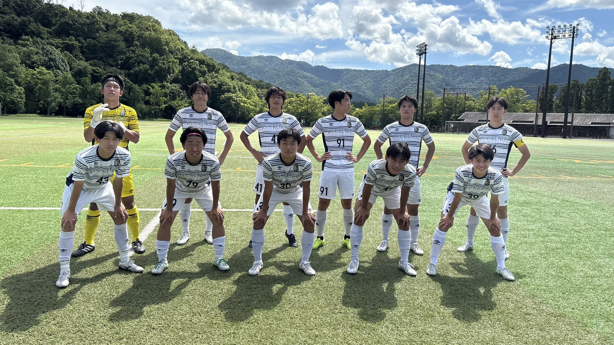 龍谷大学サッカー部ユニフォーム　長袖　XO 龍谷大学サッカー部 ユニフォーム 龍谷大学体育局サッカー部