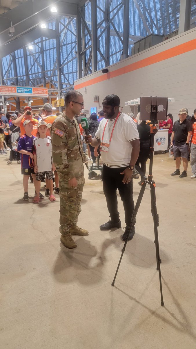 Sammbonu's tweet image. Captain Charles was on #AroundTheMLSShow match day 27 that was meant to honor men and women in uniform.. Full video on our YouTube channel youtube.com/live/0AzuJnS2a… #MLS