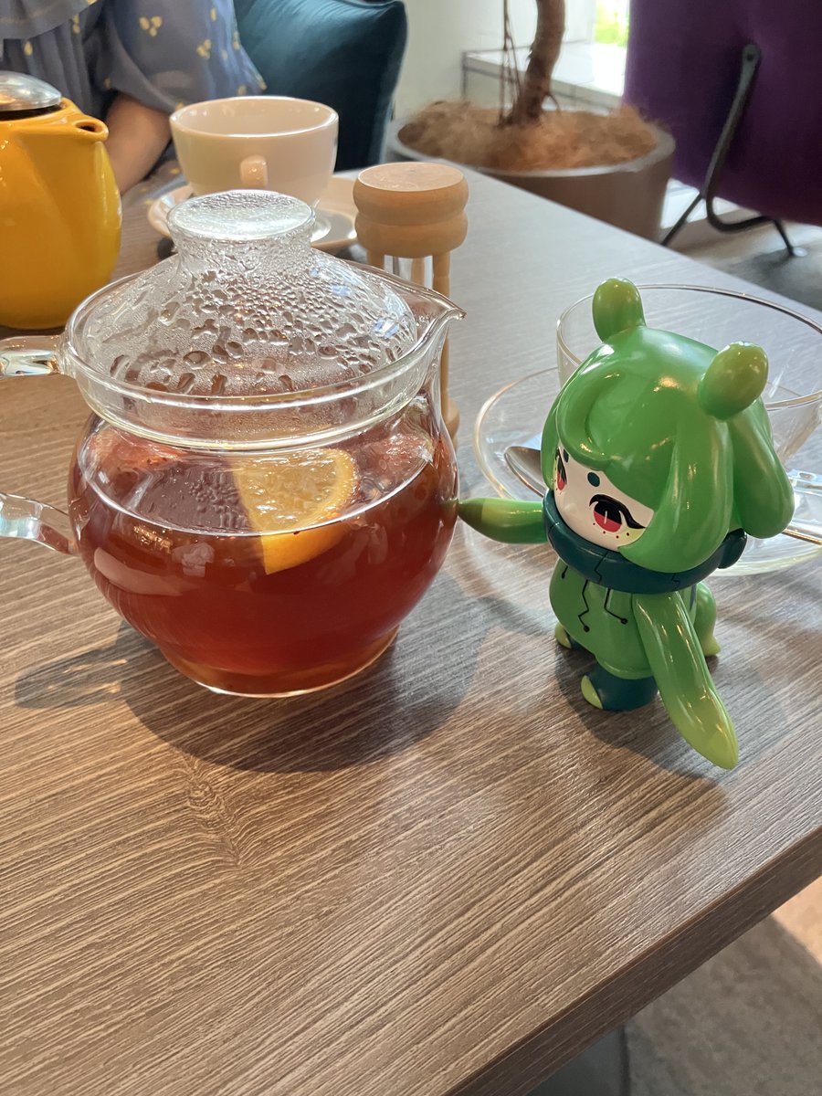 HAZUKIvfos's tweet image. レモンティーとデンシタコ