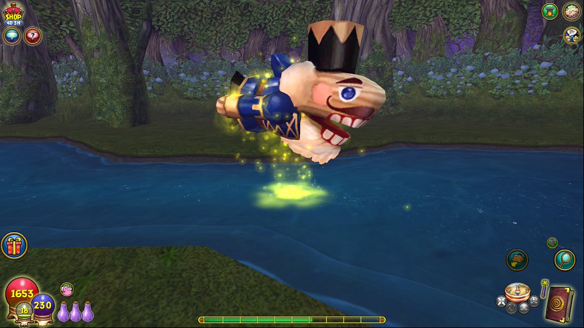 awizard_from_oz's tweet image. See, Botanic Gardens house (or any other house atm) just use reveal school, stamp on all non Myth, watch for the slowest moving fish as the faster one's are the Yellow Grunion. #Wizard101